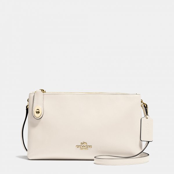 Fashion Solid Coach Crosby Crossbody In Calf Leather | Women - Click Image to Close