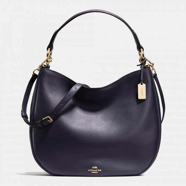 Embossing Coach Nomad Hobo In Glovetanned Leather | Women