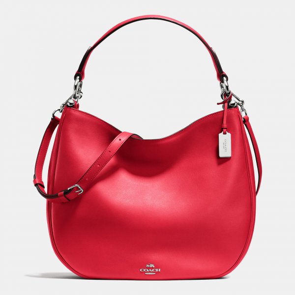 Genuine Leather Coach Nomad Hobo In Glovetanned Leather | Women