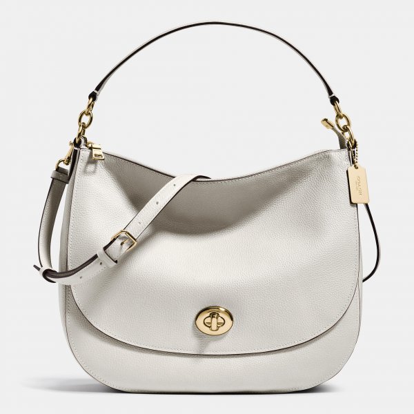 Coach Turnlock Hobo In Pebble Leather | Women