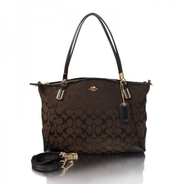 Leisure Fashion Coach Edie Shoulder Bag In Signature Jacquard | Women - Click Image to Close