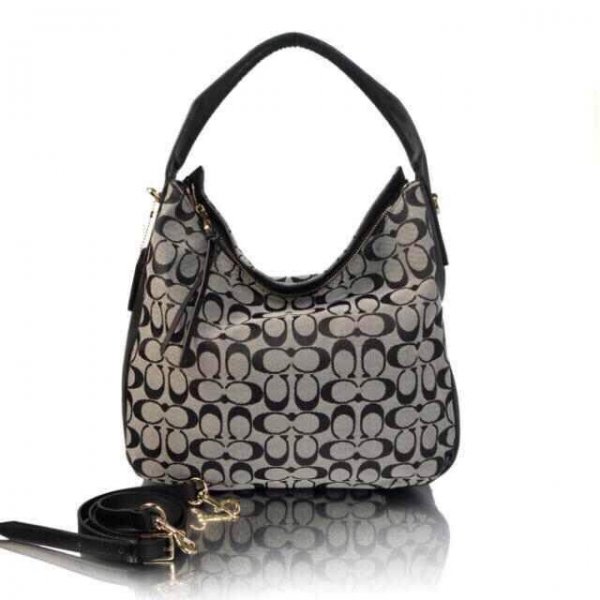 Famous Brand Coach Turnlock Tote In Signature Jacquard | Women - Click Image to Close